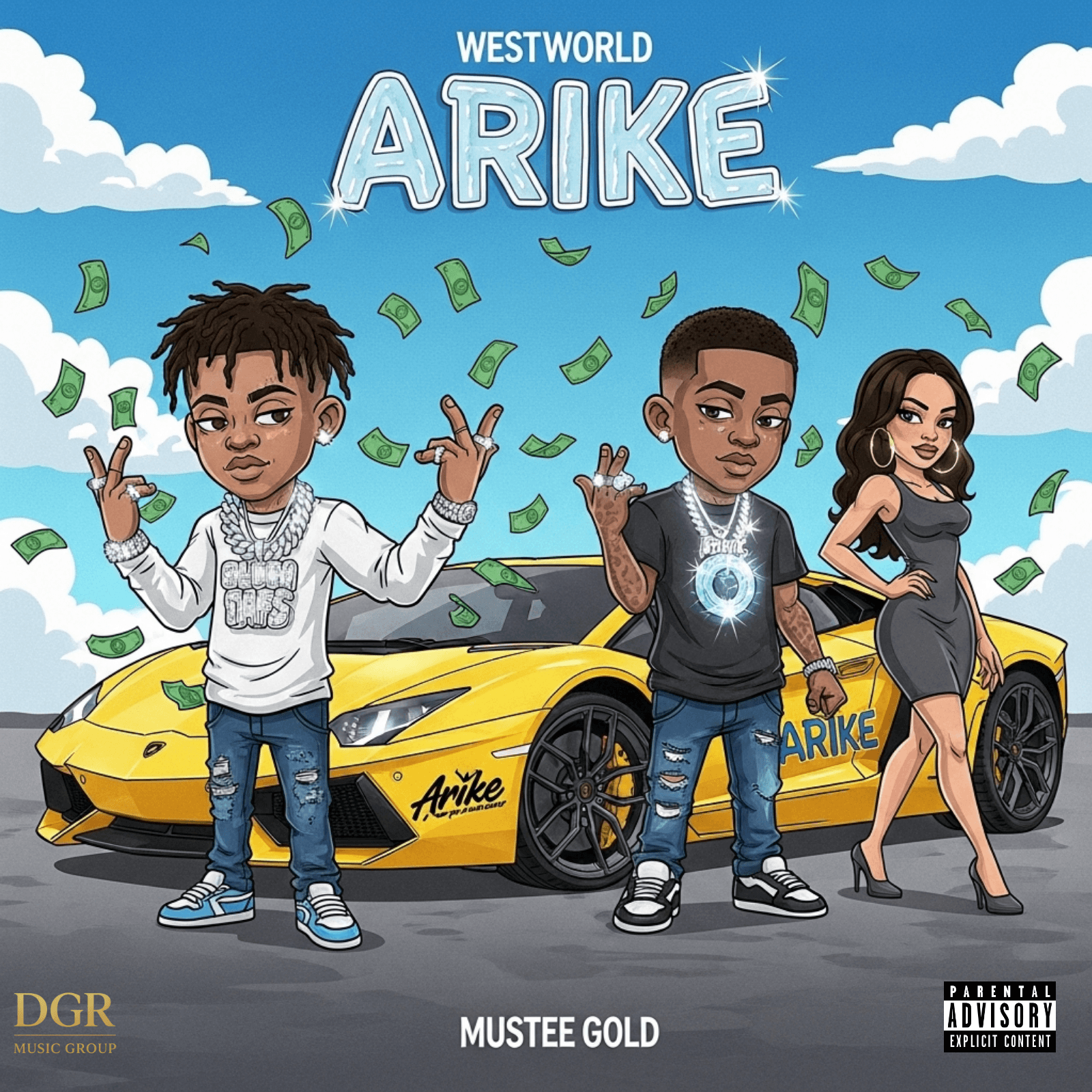 Mustee Gold Returns with “Arike” Featuring WestWorld – A DGR Music Group Exclusive Release