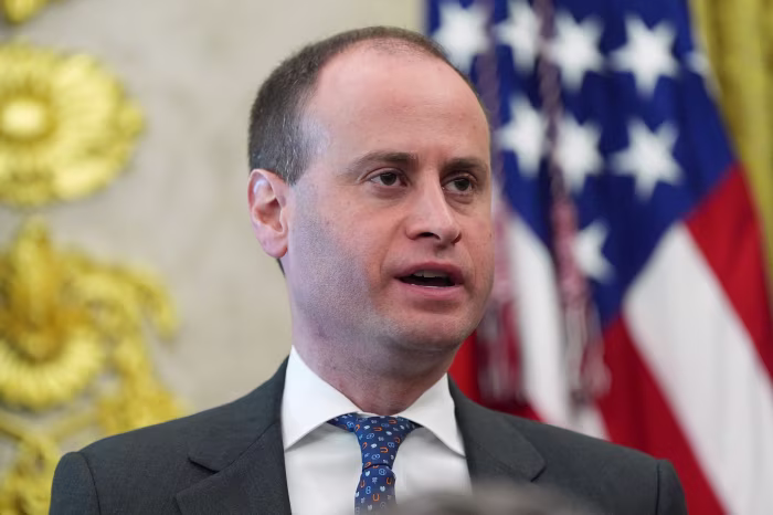 White House staff secretary Will Scharf. Alex Brandon/AP